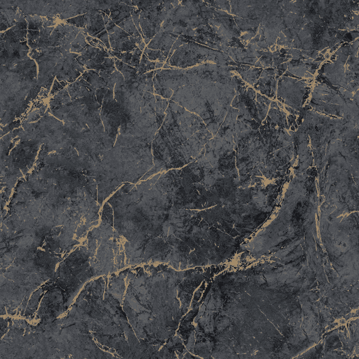 Papel de parede vinílico BLOOM 0,53x10 metros preto