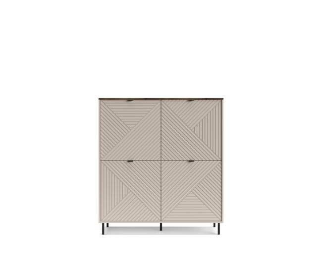 Aparador alto cashmere y roble mirage