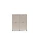 Aparador alto cashmere y roble MIRAGE Aparador alto cashmere y roble MIRAGE Beige