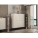 Aparador alto cashmere y roble MIRAGE Aparador alto cashmere y roble MIRAGE Beige