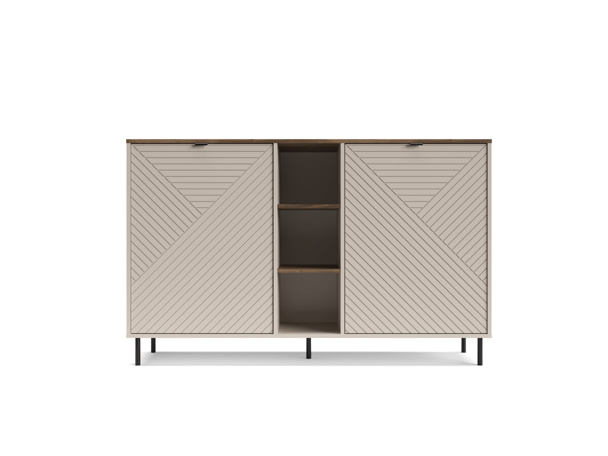 Aparador bajo cashmere y roble MIRAGE