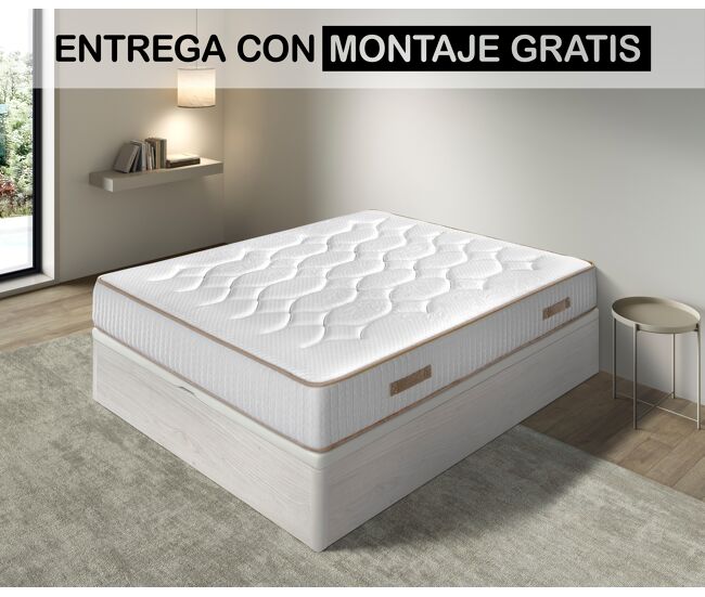 Pack sherpa 28 150x190cm ensacado y canapé glaciar somnalis