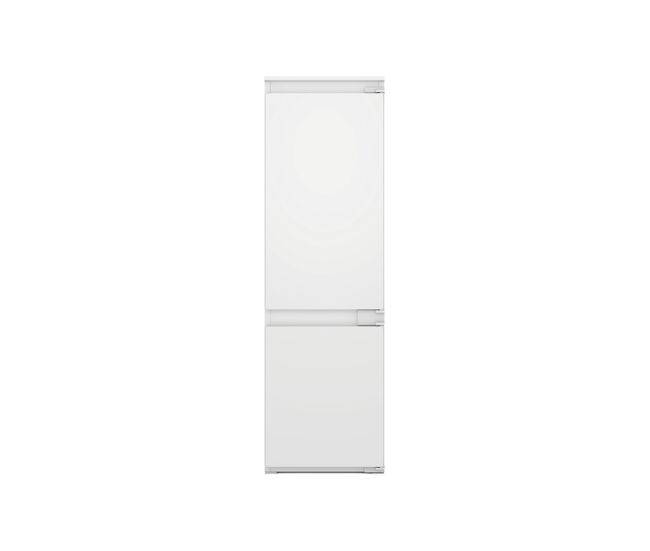 Frigorífico combi integrable - Whirlpool WHC18D031A1, Less Frost, 177 cm, 268 l, Fresh Box+, Tecnología 6th sense, Blanco