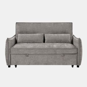 Sofá cama MIKADO 2 lugares cor cinza