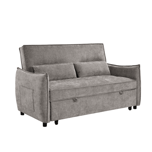 Sofá cama MIKADO 2 lugares cor cinza