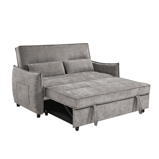 Sofá cama MIKADO 2 lugares cor cinza