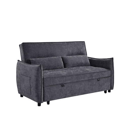 Sofá cama MIKADO 2 lugares cor azul Sofá cama MIKADO 2 lugares cor azul