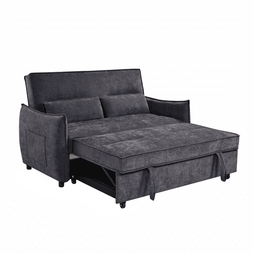 Sofá cama MIKADO 2 lugares cor azul Sofá cama MIKADO 2 lugares cor azul