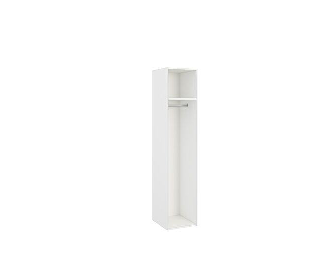 Armario nature vestidor derecha 51cm blanco mate