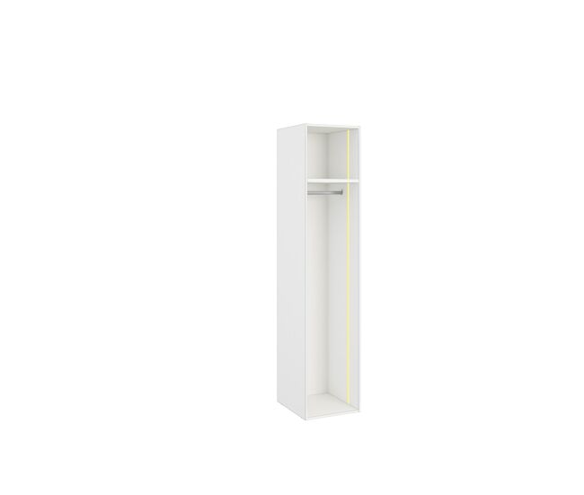 Armario nature vestidor con led derecha 51cm blanco mate