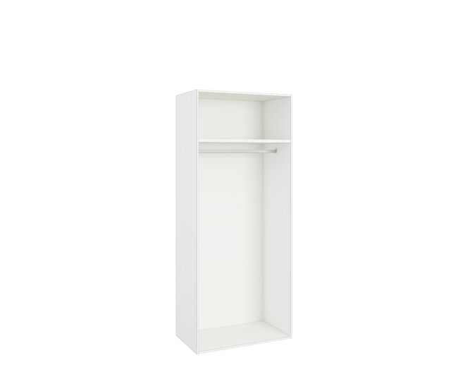 Armario nature vestidor 101cm blanco mate