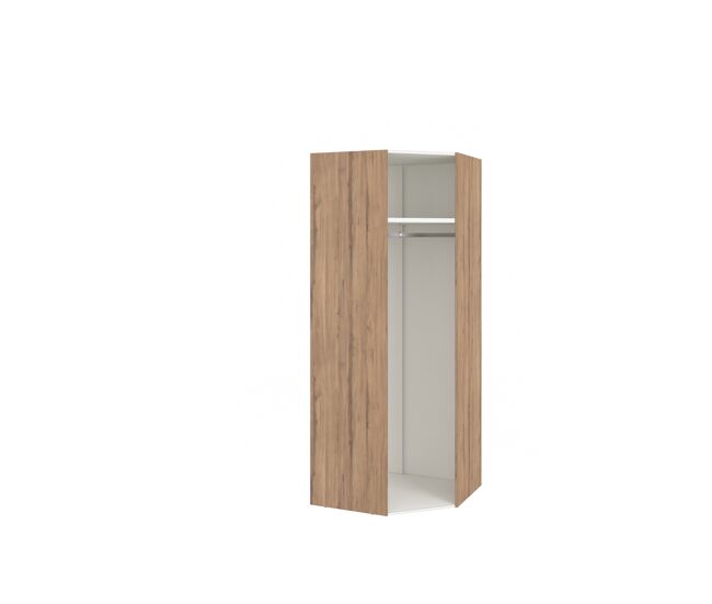 Armario nature vestidor rincón derecha 93cm nogal