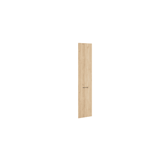 Porta lisa NATURE esquerda com puxador Less 49,2cm cor natural Porta lisa NATURE esquerda com puxador Less 49,2cm cor natural