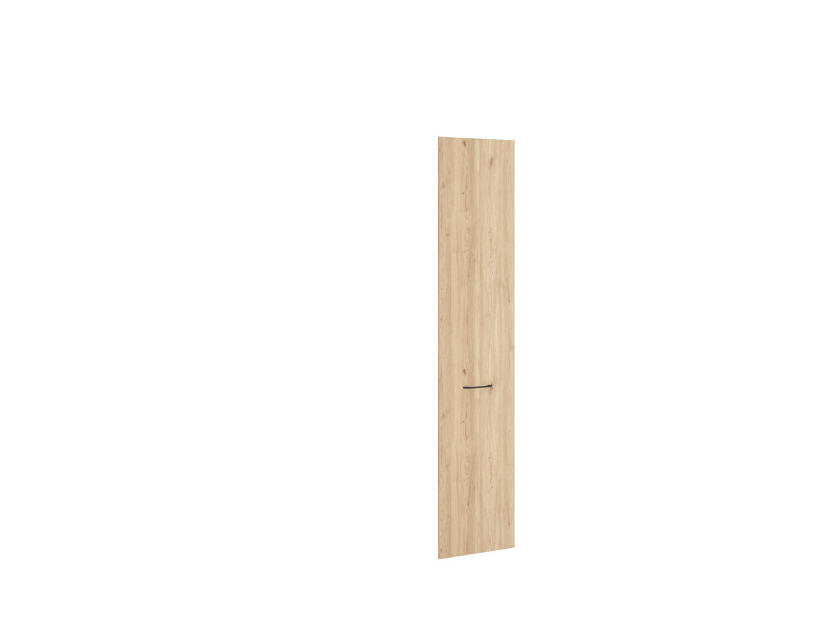 Puerta lisa nature derecha con tirador less 49,2cm natural