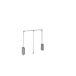 Barra de colgar NATURE abatible 83-115cm gris aluminio Barra de colgar NATURE abatible 83-115cm gris aluminio Gris