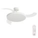 Ventilador de techo retráctil SHIRO M led 30w 107cm Ventilador de techo retráctil SHIRO M led 30w 107cm Blanco