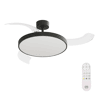 Ventoinha de teto retrátil SHIRO M LED 30W 107cm preto