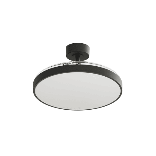 Ventoinha de teto retrátil SHIRO M LED 30W 107cm preto