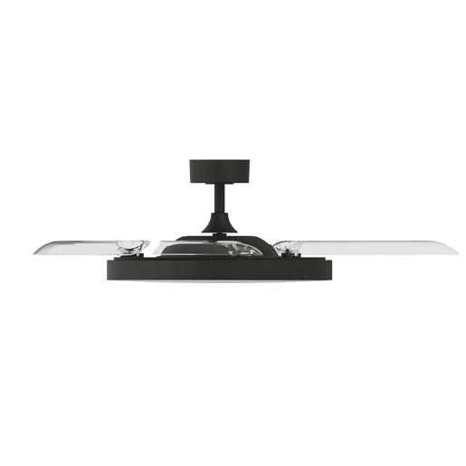 Ventoinha de teto retrátil SHIRO M LED 30W 107cm preto