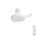 Ventilador de techo retráctil SHIRO S led 20w 91cm Ventilador de techo retráctil SHIRO S led 20w 91cm Blanco