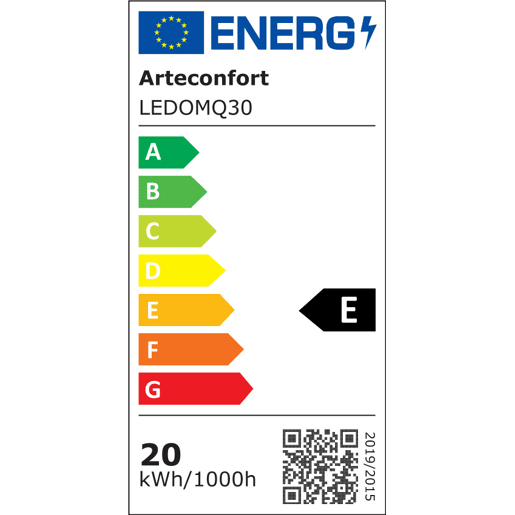 Ventoinha de teto retrátil SHIRO S LED 20W 91cm