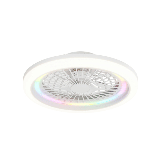 Ventoinha de teto ELEN RGB LED 7 pás ocultas 20W 49cm