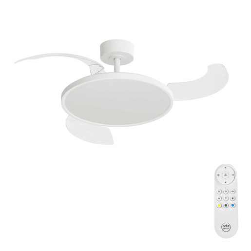 Ventoinha de teto retrátil NEXUS M LED 30W 107cm de diâmetro