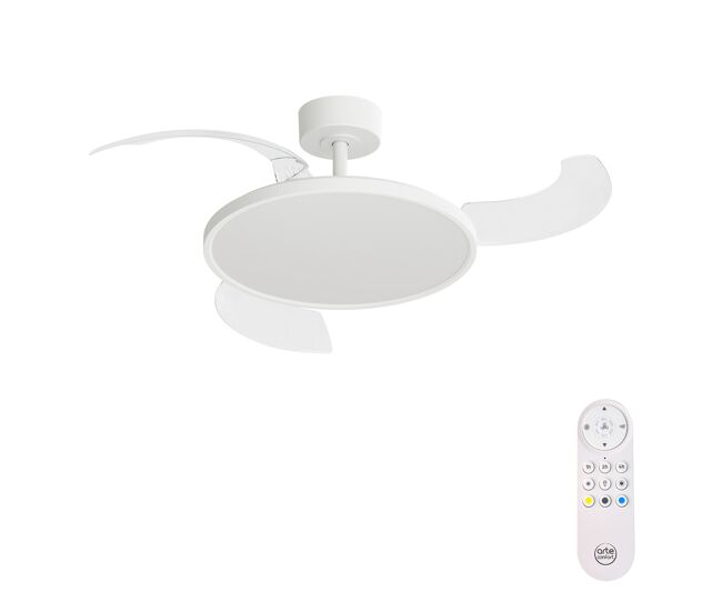 Ventilador de techo retráctil nexus m led 30w 107cm diámetro