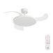 Ventilador de techo retráctil NEXUS M led 30w 107cm diámetro Ventilador de techo retráctil NEXUS M led 30w 107cm diámetro Blanco