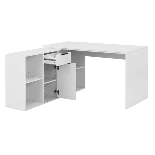 Secretária de canto WORKMAX cor branco