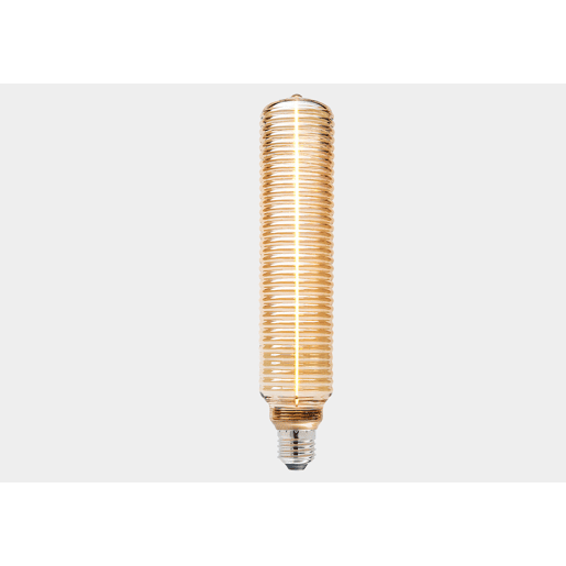 Lâmpada decorativa TUBO VERTICAL âmbar 4W E27
