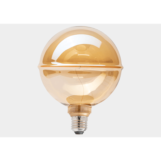 Lâmpada decorativa GLOBO HORIZONTAL âmbar 4W E27
