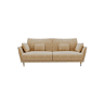 Sofá TORINO de 3 lugares em tecido 3 cor vison