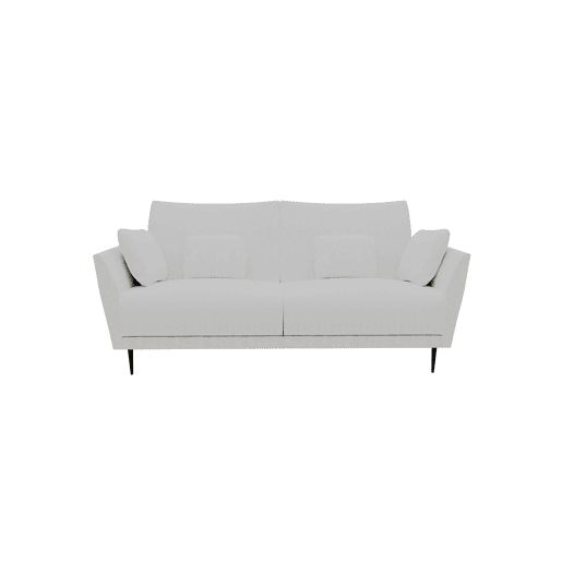 Sofá 3 lugares TORINO tecido 2 cor branco Sofá 3 lugares TORINO tecido 2 cor branco