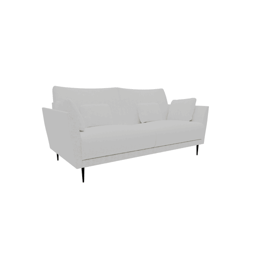 Sofá 3 lugares TORINO tecido 2 cor branco Sofá 3 lugares TORINO tecido 2 cor branco