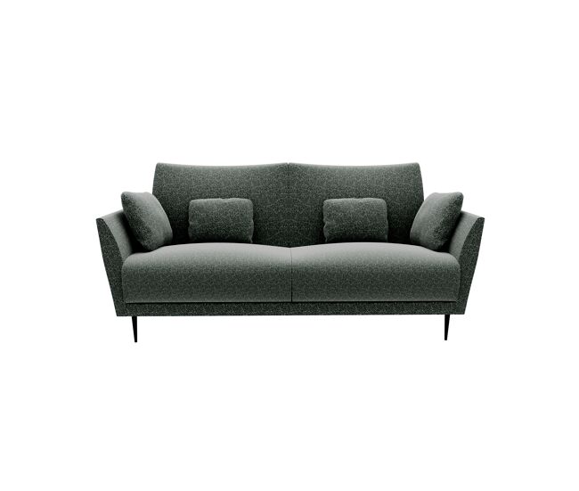Sofá 3 plazas torino tela 2 color verde