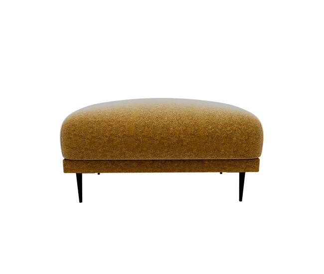 Puff torino tela 1 en color mostaza