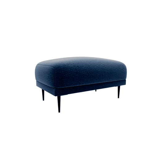 Puff TORINO em tecido 1 cor azul Puff TORINO em tecido 1 cor azul