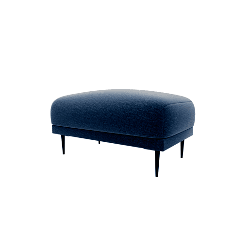 Puff TORINO em tecido 1 cor azul Puff TORINO em tecido 1 cor azul