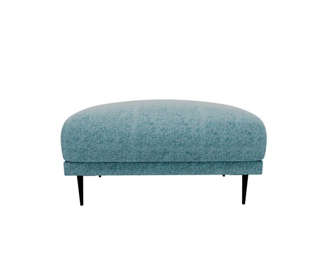 Puff torino tela 1 en color azul claro