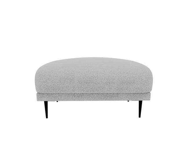 Puff torino tela 1 en color gris