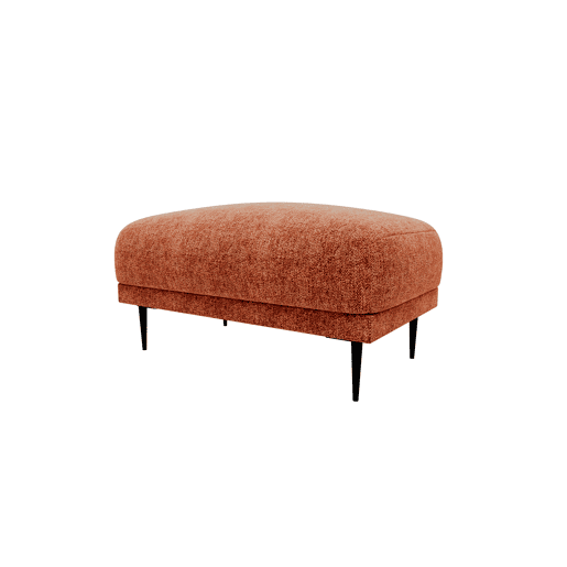 Puff TORINO em tecido 3 cor terracota Puff TORINO em tecido 3 cor terracota