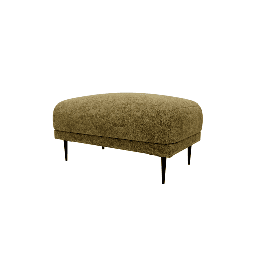 Puff TORINO em tecido 3 cor verde