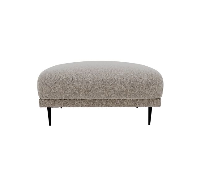 Puff torino tela 3 en color gris