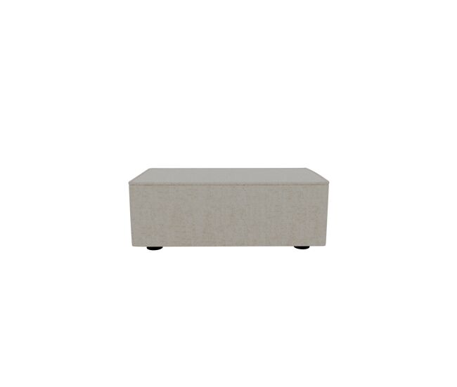 Puff lugano tela 1 en color beige