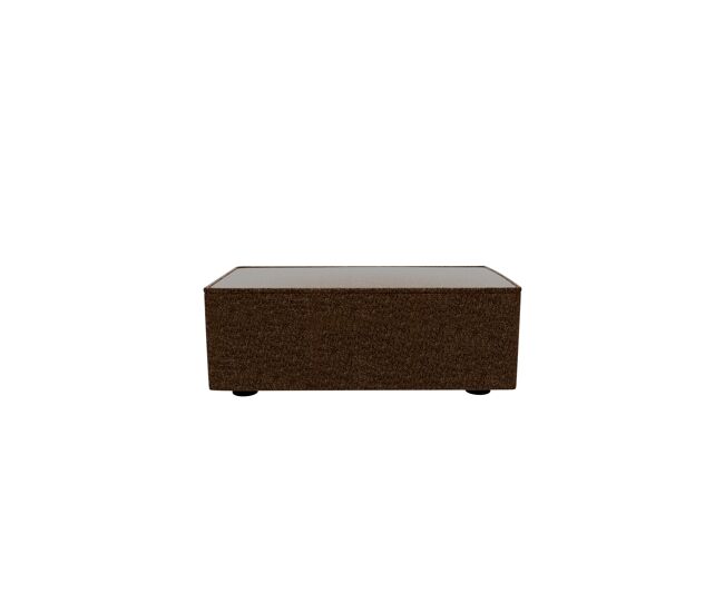 Puff lugano tela 1 en color marron