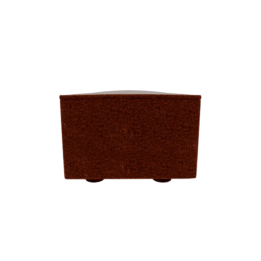 Puff LUGANO em tecido 1 cor terracota