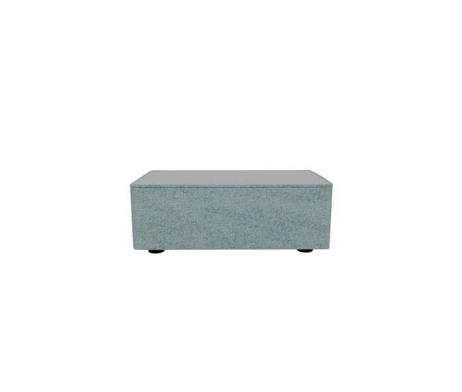 Puff lugano tela 1 en color gris claro