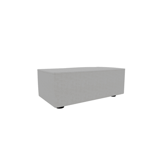 Puff LUGANO em tecido 2 cor branco Puff LUGANO em tecido 2 cor branco