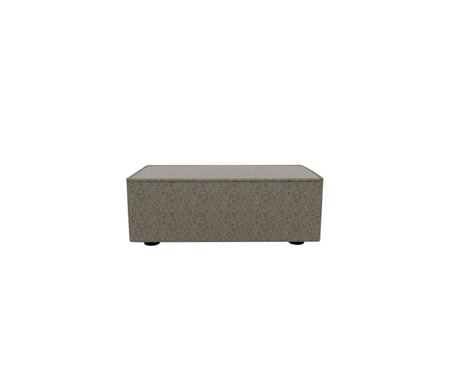 Puff lugano tela 2 en color beige